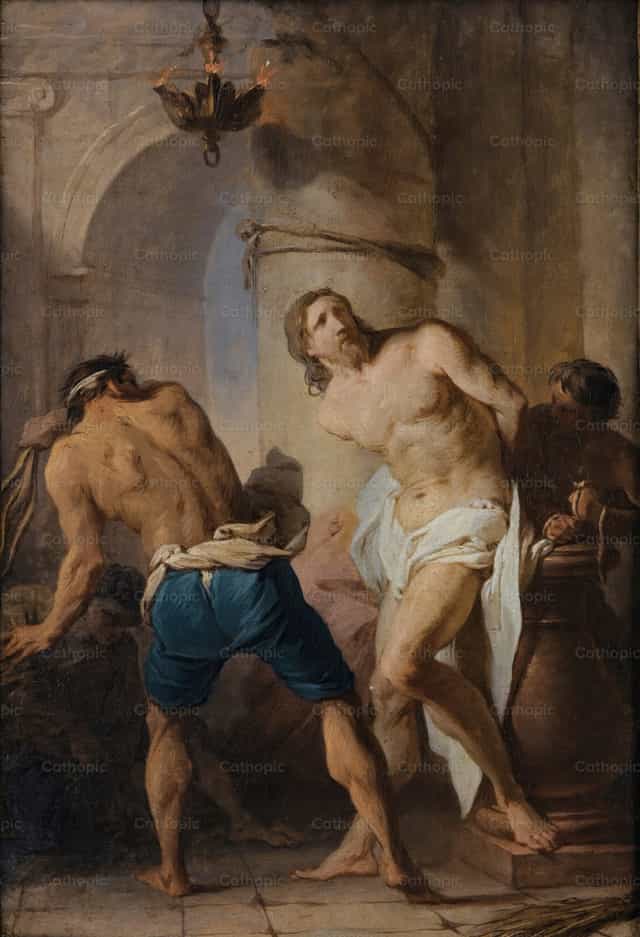 그리스도의 채찍질 - 가톨릭 스톡 이미지 - 사진 제공 Restored Christian Art