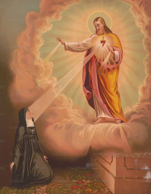 Pagpapakita: Banal na Puso ni Hesus - Mga Catholic stock image - Larawan ni Restored Christian Art