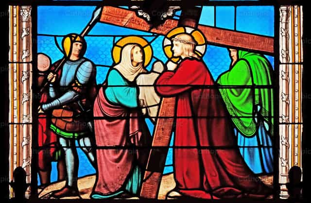 6ª Estação da Via-Sacra: Verônica enxuga o rosto de Jesus - Imagens católicas de stock - Foto de Zvonimir Atletić
