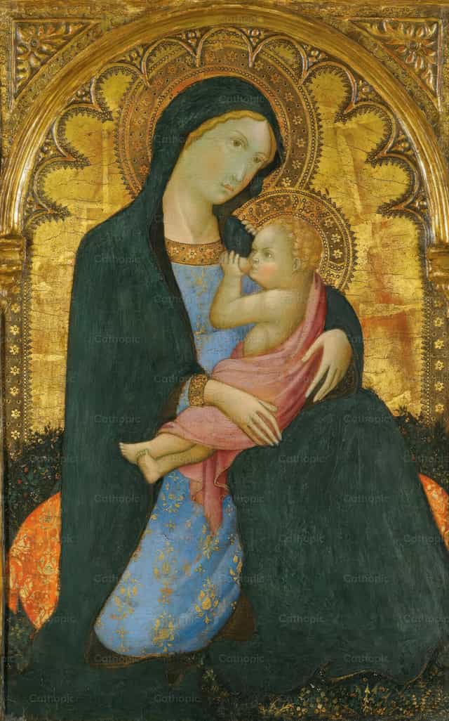 La Virgen de la Humildad - Banco de imágenes católicas