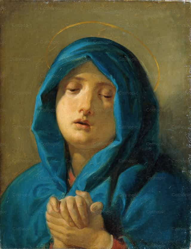 성모님의 얼굴 - 가톨릭 스톡 이미지 - 사진 제공 Restored Christian Art