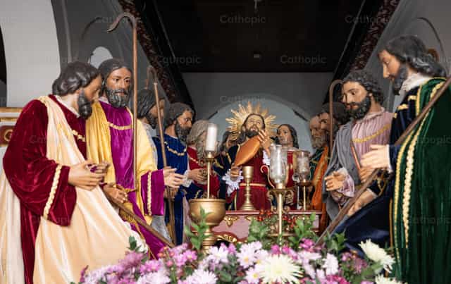 Última Cena con los apóstoles - Banco de imágenes católicas - Fotografía por Carolina BR