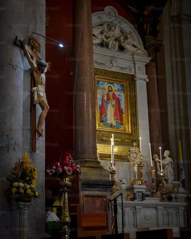 Jesus na Eucaristia - Imagens católicas de stock