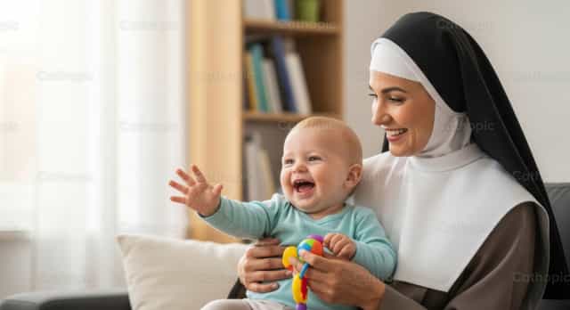 Ternura, protección y amor sagrado - Banco de imágenes católicas