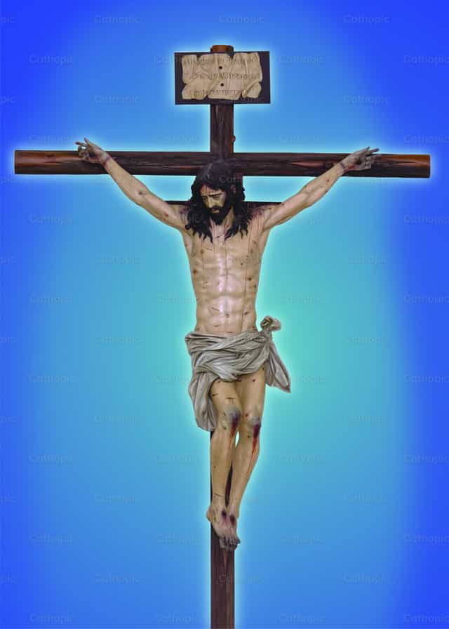 Christus am Kreuz - Katholische Stockfotos