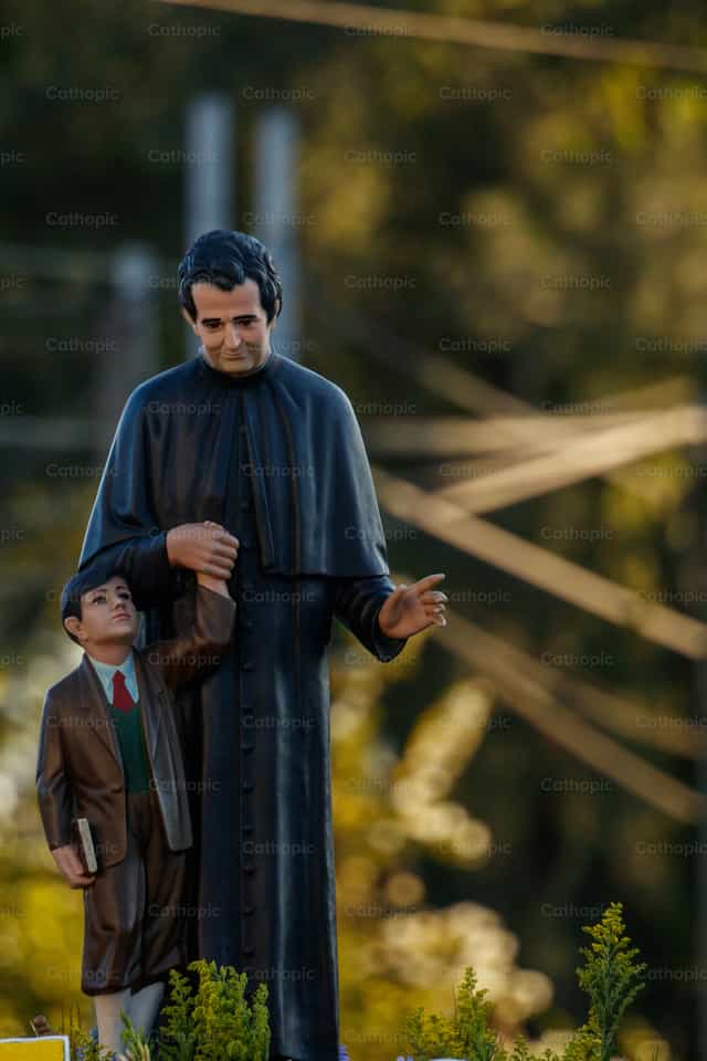 Procesión de San Juan Bosco - Banco de imágenes católicas - Fotografía por Fernanda / Batzibal