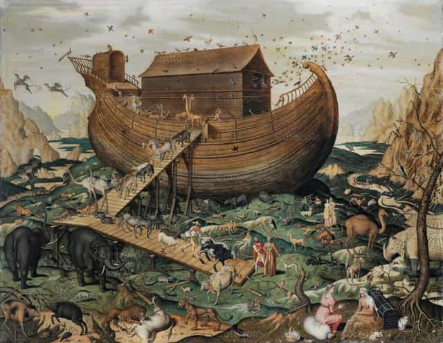 Ang Kaban ni Noe sa Bundok Ararat - Mga Catholic stock image - Larawan ni Restored Christian Art