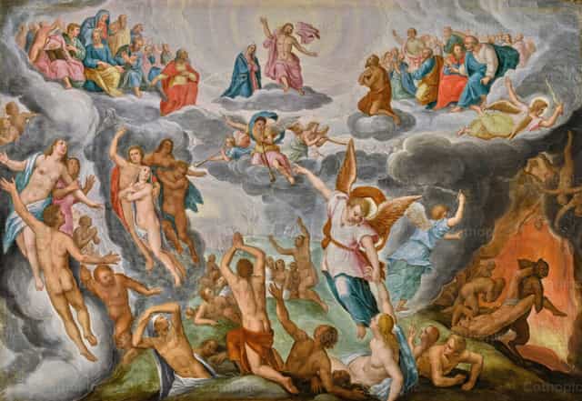 최후의 심판 - 가톨릭 스톡 이미지 - 사진 제공 Restored Christian Art