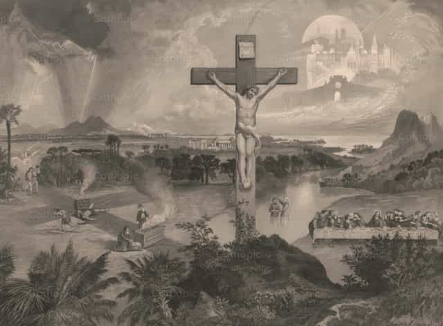 Si Kristo, ang daan ng buhay - Mga Catholic stock image