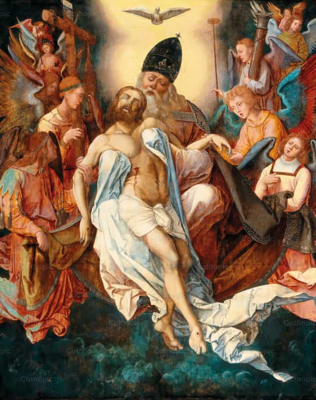 La Santísima Trinidad - Banco de imágenes católicas - Fotografía por Restored Christian Art