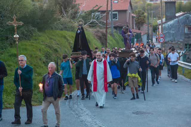Katholieke processie tijdens de Goede Week in Spanje - Katholieke stockfoto's