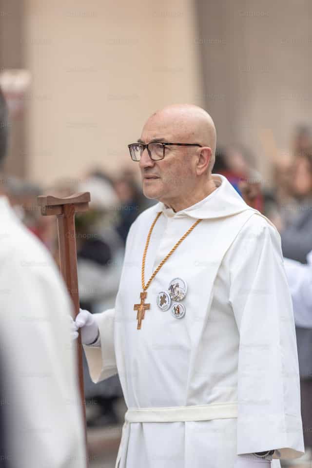 Croix de saint Damien - Images catholiques de stock