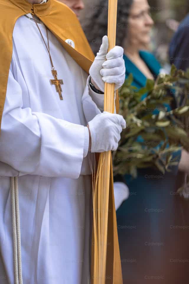 Palma bendecida Domingo de ramos - Banco de imágenes católicas - Fotografía por Yandry Fernández Perdomo