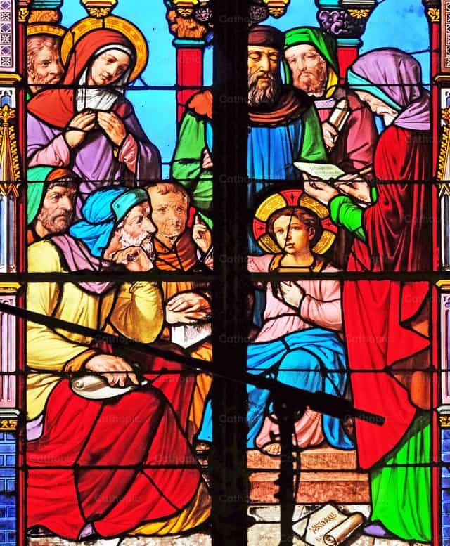 Twelve-year-old Jesus in the Temple - Catholic stock images - Photo by Zvonimir Atletić