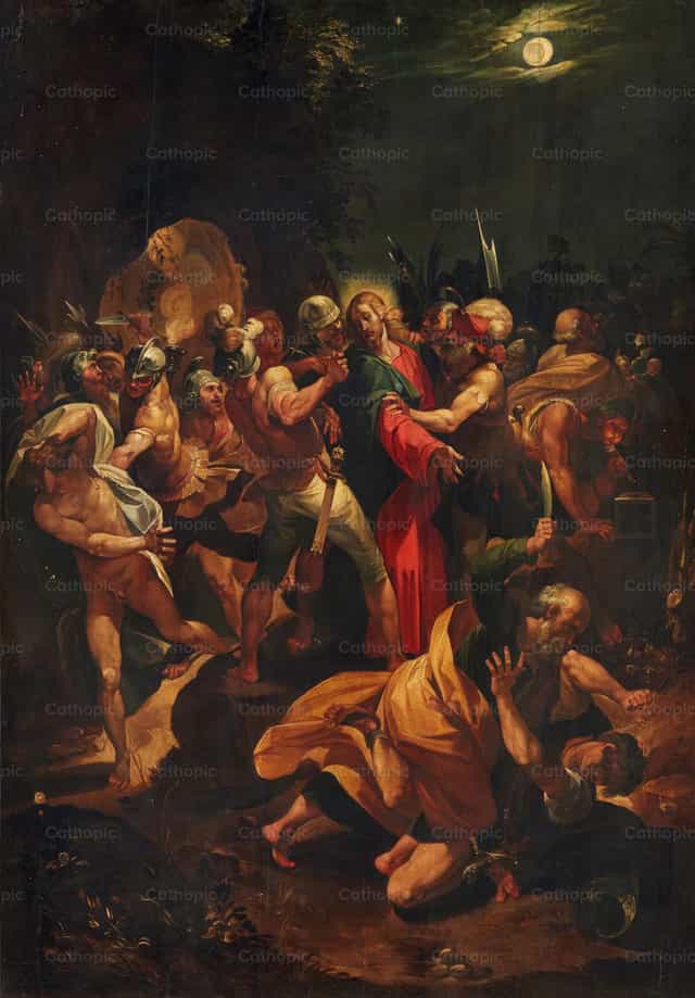Die Gefangennahme Christi - Katholische Stockfotos