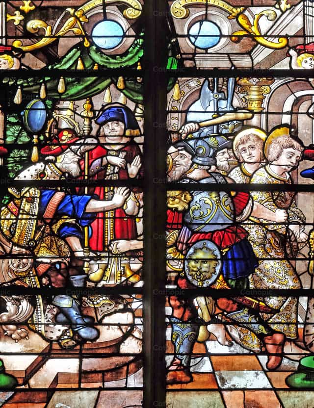 The Condemnation of Saints Gervais and Protais - Catholic stock images - Photo by Zvonimir Atletić