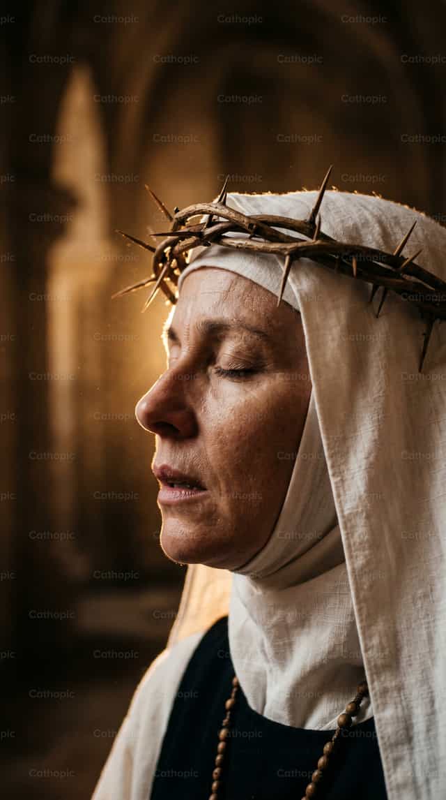 Santa Catalina de Siena - Banco de imágenes católicas - Fotografía por Aqu Alvarez