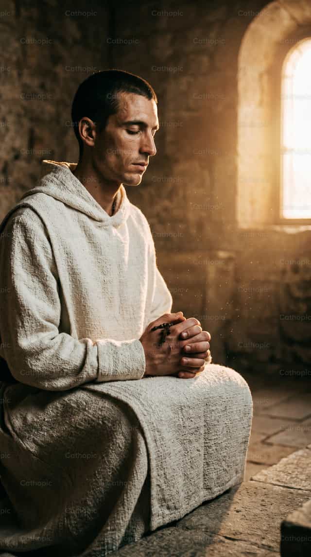 Saint Raphaël Arnáiz - Images catholiques de stock