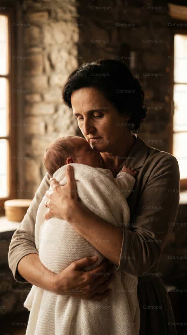Heilige Gianna Beretta Molla - Katholieke stockfoto's