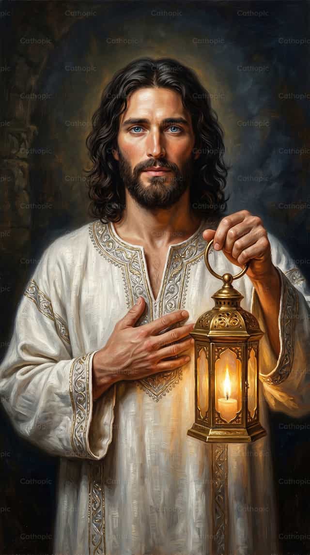 Si Hesus, Liwanag ng Sanlibutan - Mga Catholic stock image - Larawan ni Carlos Daniel