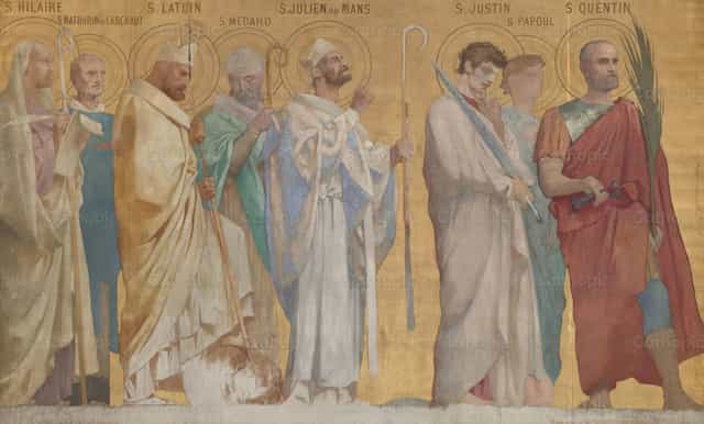 Procession des saints martyrs - Images catholiques de stock - Photo de Restored Christian Art