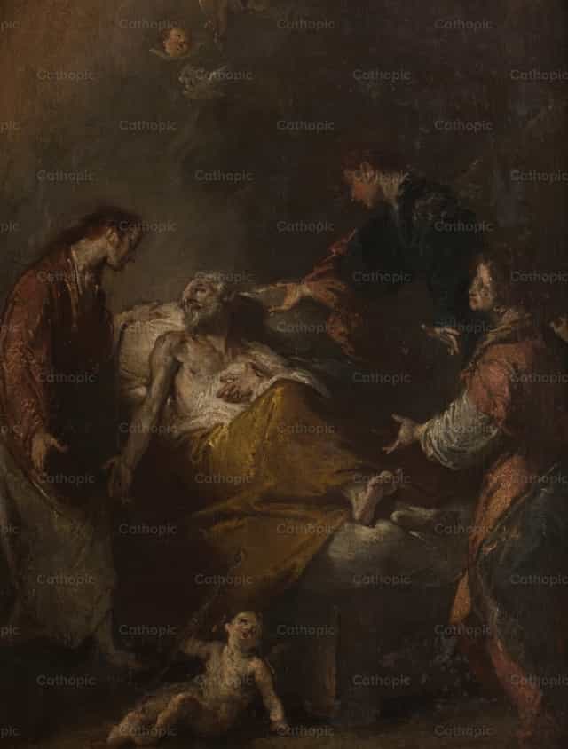 圣若瑟之死 - 天主教图库图片 - 摄影： Restored Christian Art