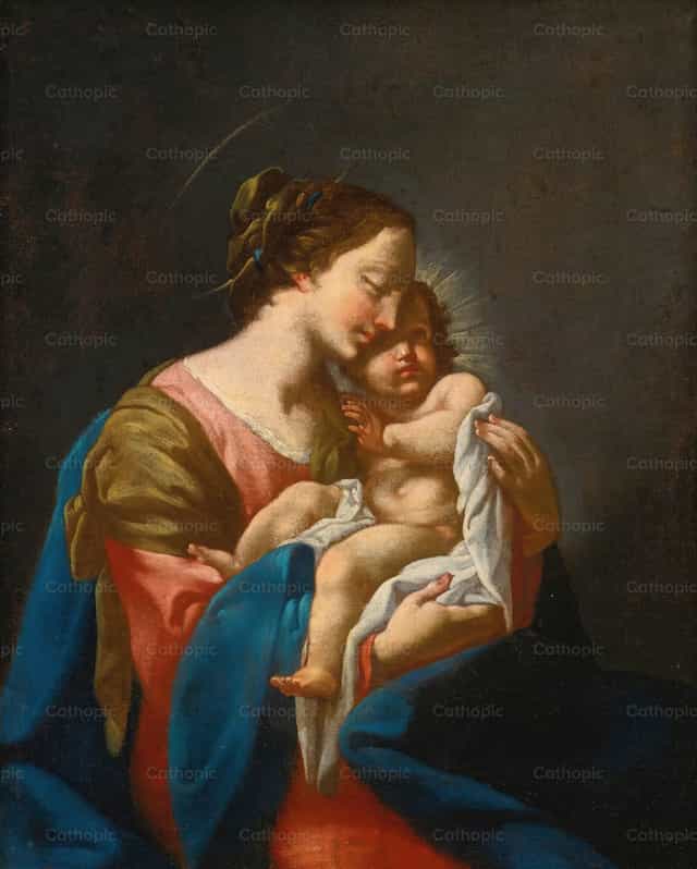 Szűz Mária és a Gyermek - Katolikus stockképek - Fotó: Restored Christian Art