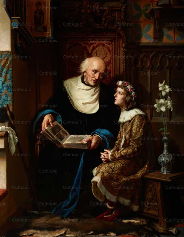 Saint Jean de Kęty, maître de saint Casimir le Prince - Images catholiques de stock - Photo de Restored Christian Art