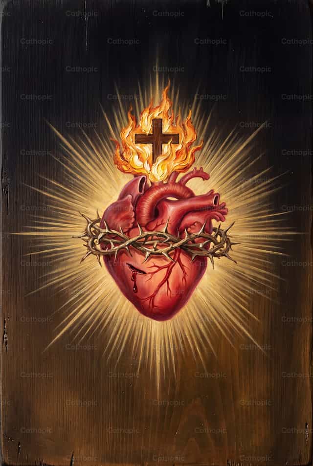 Heart of Jesus - Catholic stock images