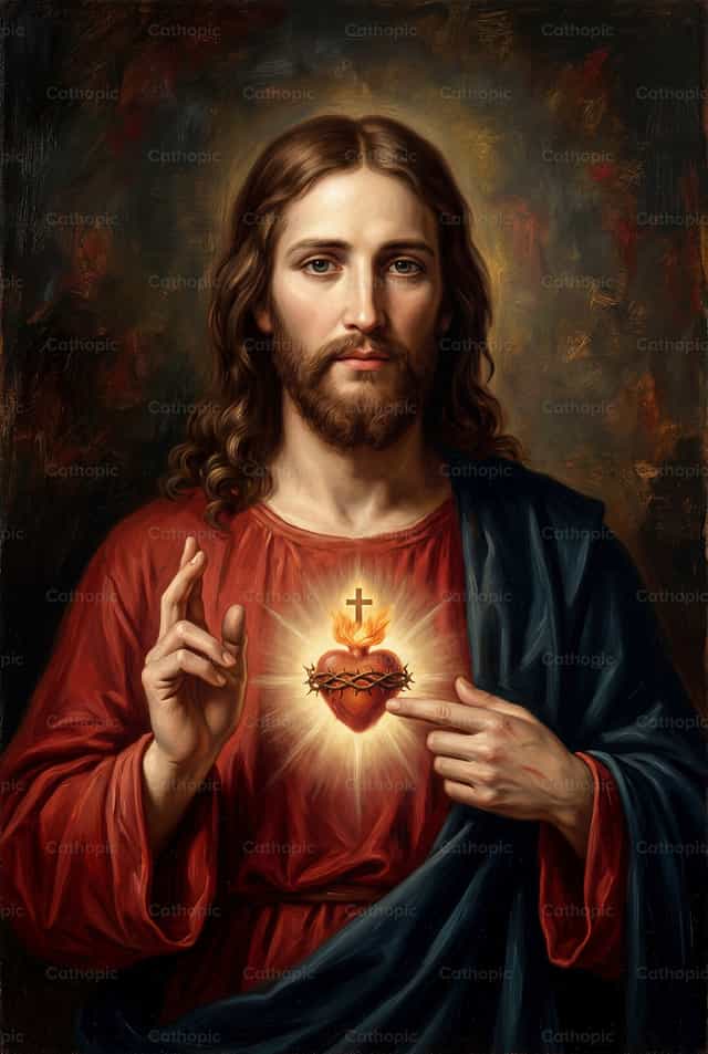 Corazón de Jesús - Banco de imágenes católicas