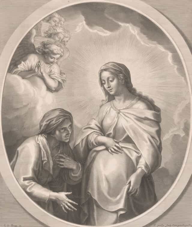 Látogatás - Katolikus stockképek - Fotó: Restored Christian Art