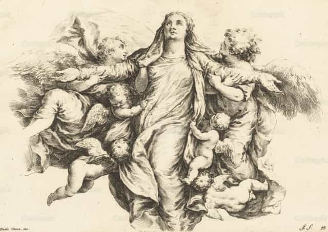 Pag-aakyat sa Langit ni Maria - Mga Catholic stock image - Larawan ni Restored Christian Art