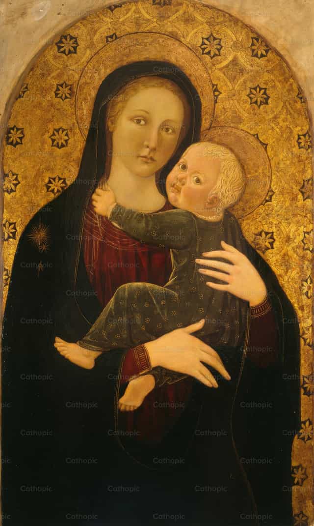 Szűzanya és a Gyermek - Katolikus stockképek - Fotó: Restored Christian Art