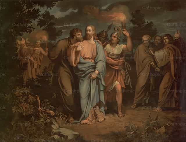 The Kiss of Judas - Catholic stock images
