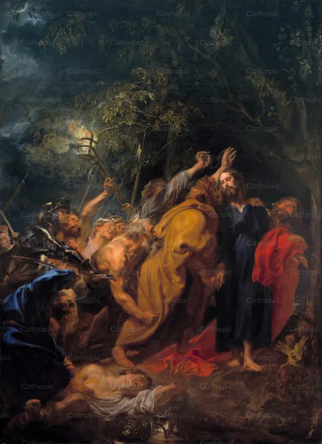 Krisztus elfogása - Katolikus stockképek - Fotó: Restored Christian Art