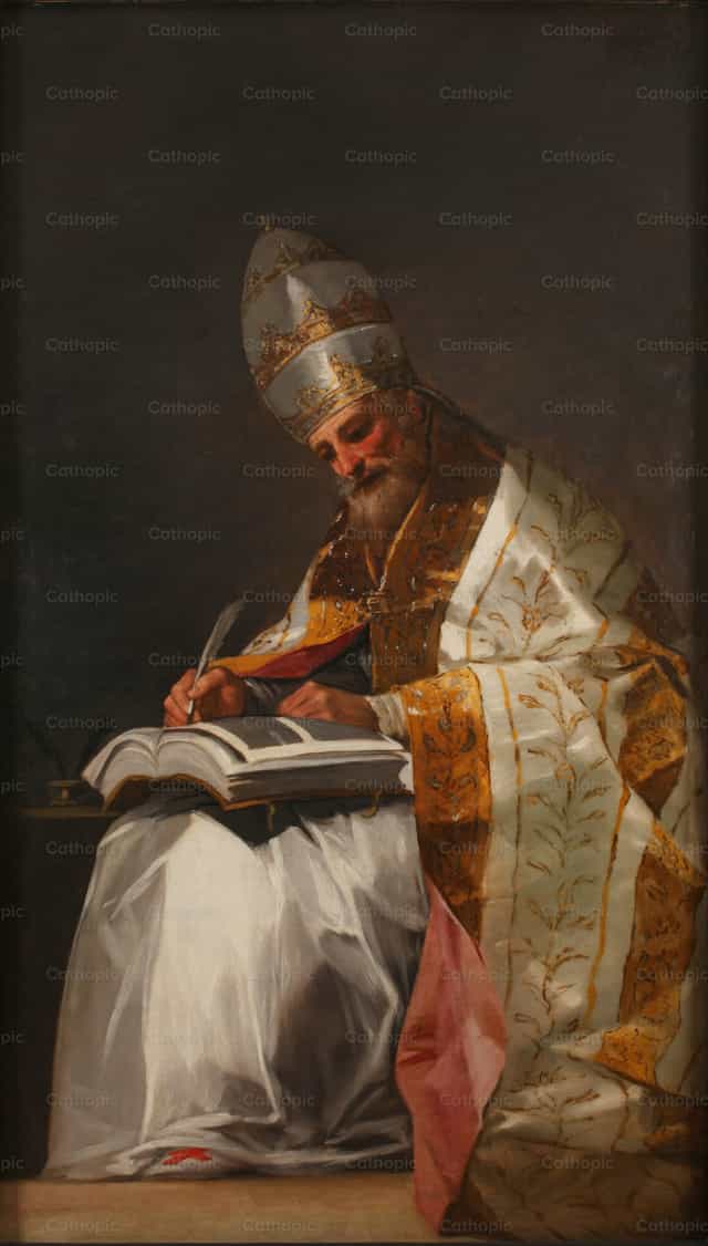 교황 성 그레고리오 1세 - 가톨릭 스톡 이미지 - 사진 제공 Restored Christian Art