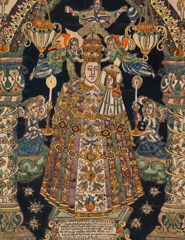 Loretoi Boldogasszony - Katolikus stockképek - Fotó: Restored Christian Art
