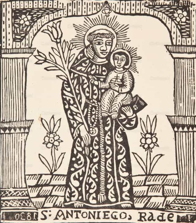 Padovai Szent Antal Radecznicából - Katolikus stockképek - Fotó: Restored Christian Art