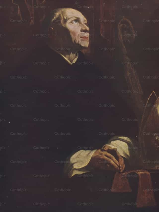 Guido Reni, Szent Bernát of Chiaravalle - Katolikus stockképek - Fotó: Restored Christian Art