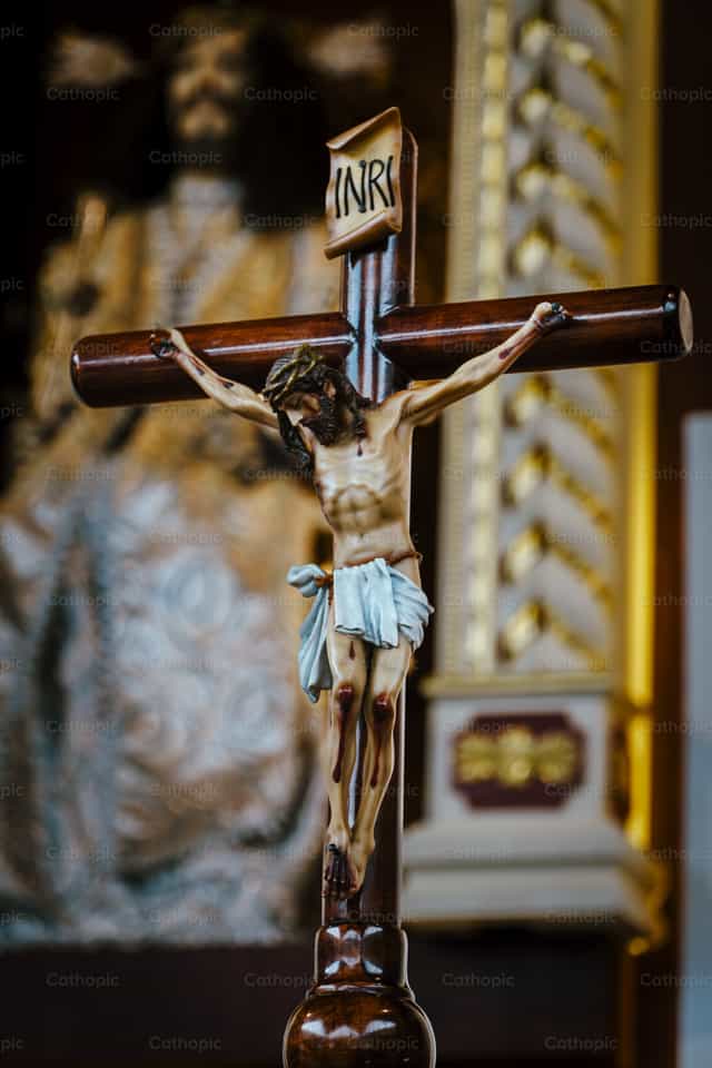 Crucifix - Images catholiques de stock