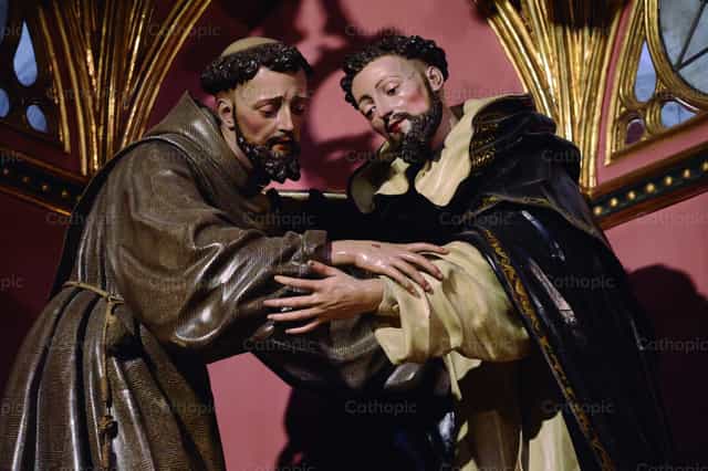 Francisco y Domingo - Banco de imágenes católicas - Fotografía por Félix Blanco, scj