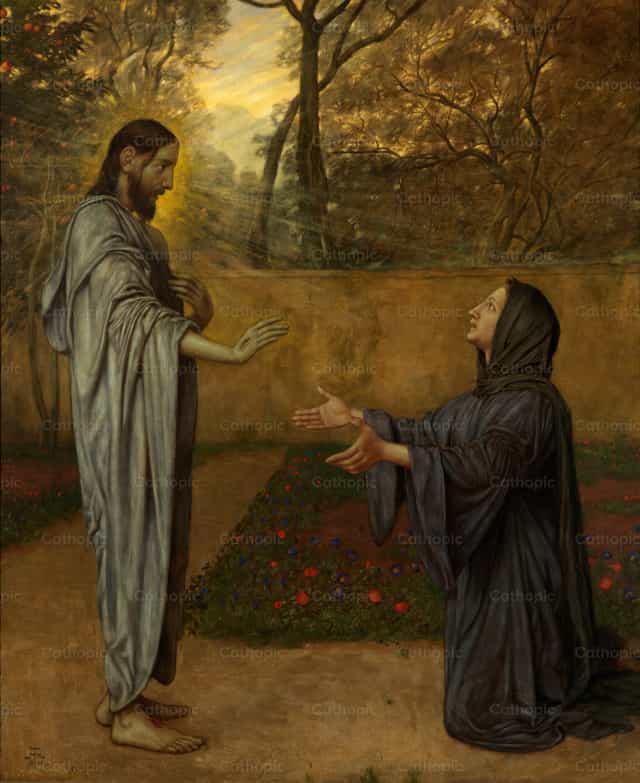 Cristo jardinero - Banco de imágenes católicas