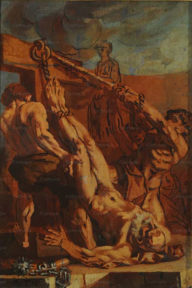 Pagkamartir ni San Pedro - Mga Catholic stock image - Larawan ni Restored Christian Art
