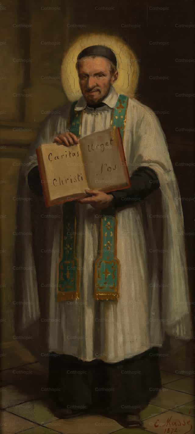 São Vicente de Paulo - Imagens católicas de stock - Foto de Restored Christian Art
