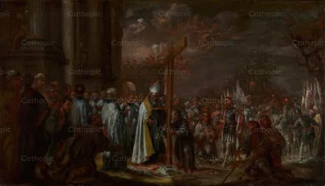 Ang Pagdakila sa Krus - Mga Catholic stock image - Larawan ni Restored Christian Art
