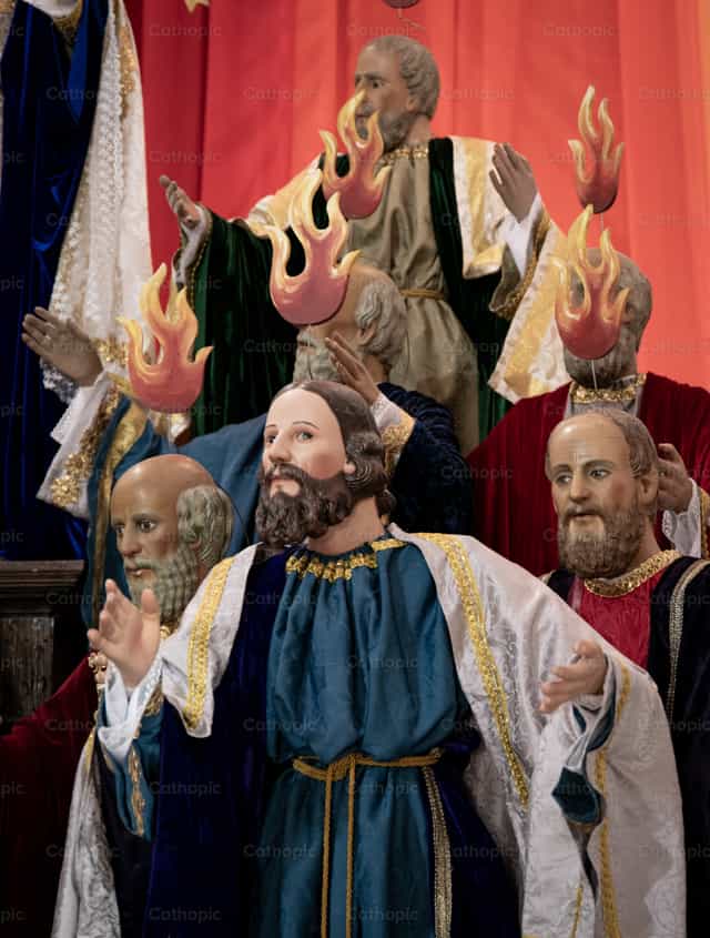 Apóstoles en Pentecostés - Banco de imágenes católicas - Fotografía por Carolina BR