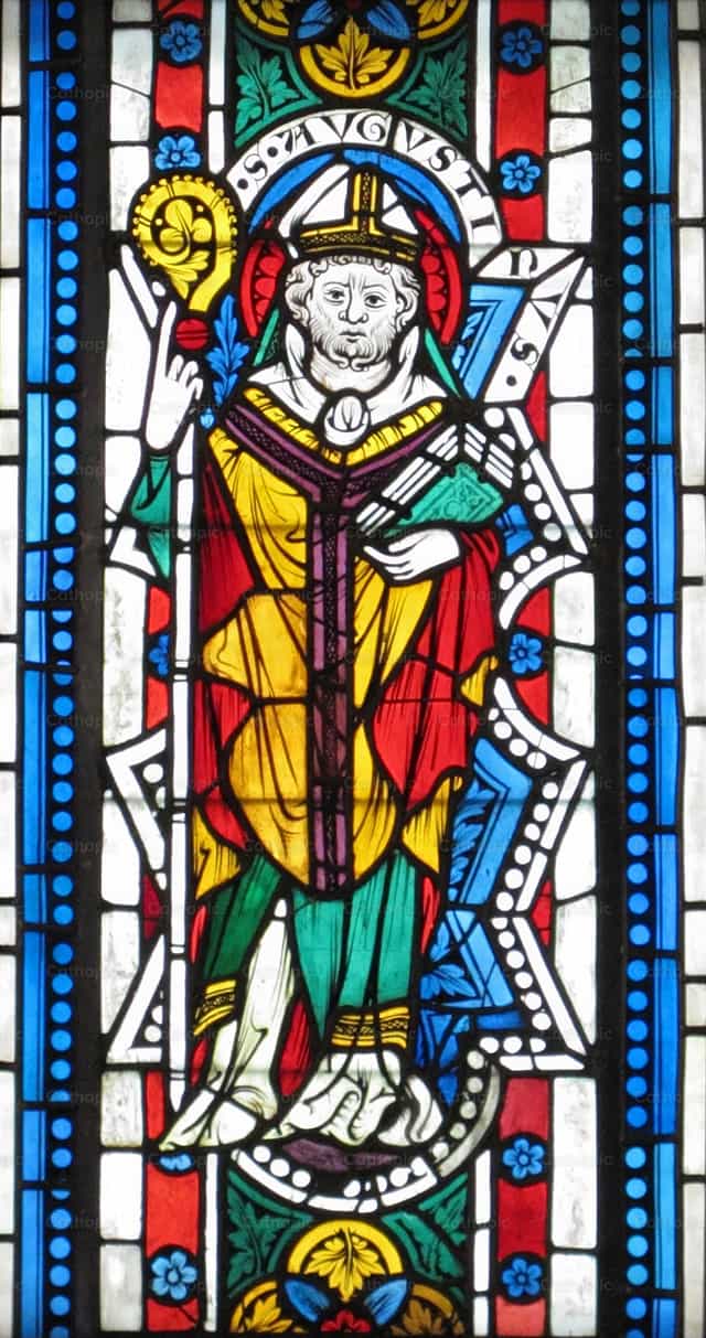 Święty Augustyn - Katolickie zdjęcia stockowe - Zdjęcie: Restored Christian Art