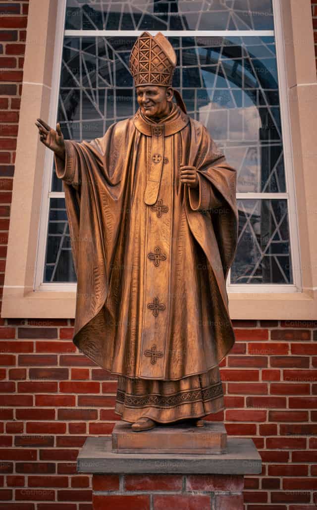 Saint Jean-Paul II - Images catholiques de stock - Photo de Fr. Sebastian Munoz