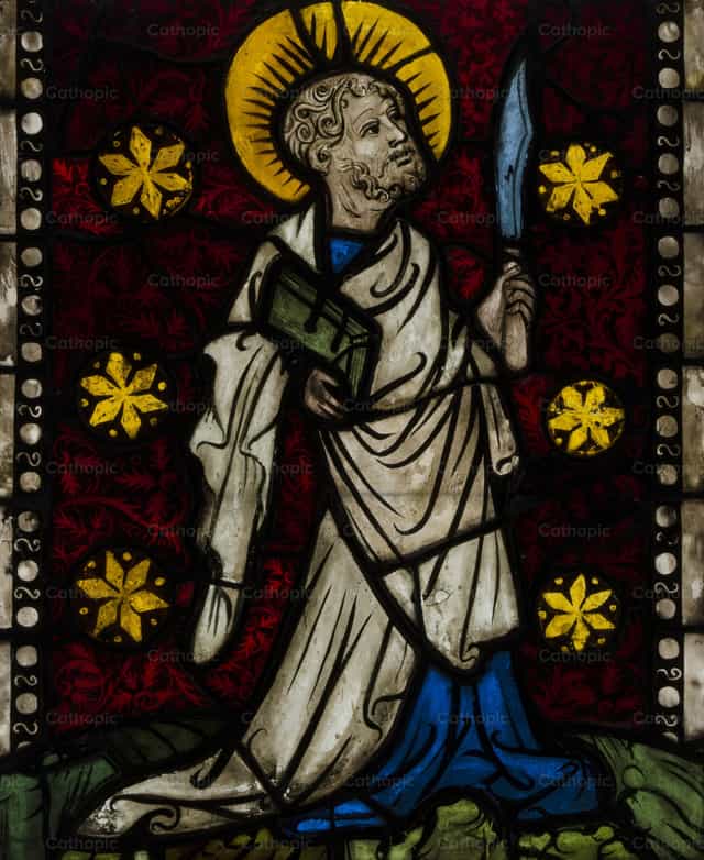 Saint Barthélemy - Images catholiques de stock - Photo de Restored Christian Art