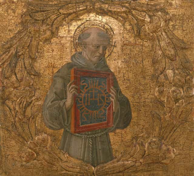 圣伯纳迪诺 - 天主教图库图片 - 摄影： Restored Christian Art